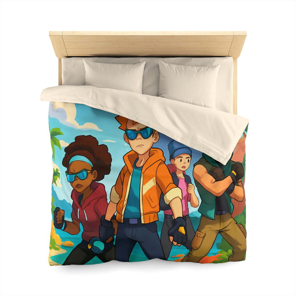 Housse de Couette Microfibre Création Artistique Moderne Design Exclusif Décoration Chambre