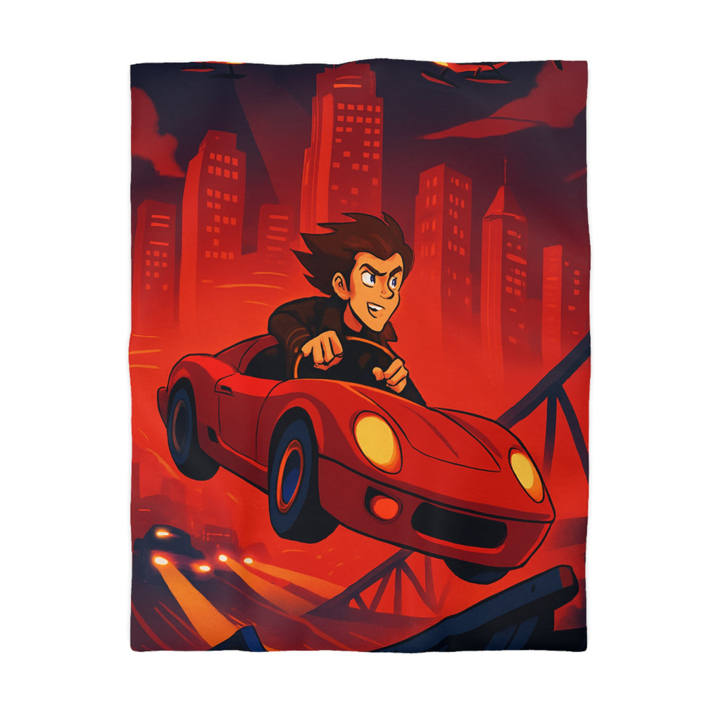 Housse de Couette Microfibre Création Artistique Moderne Design Exclusif Décoration Chambre