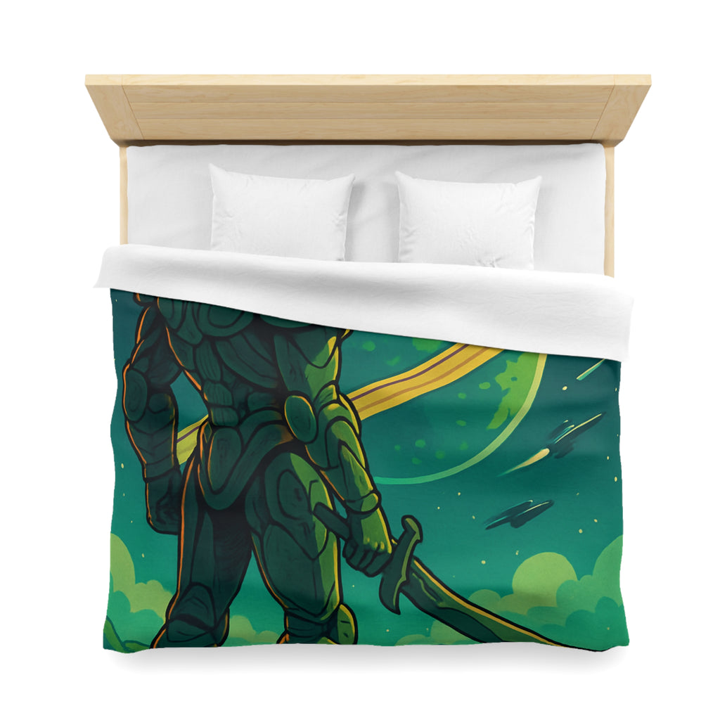 Housse de Couette Microfibre Design Artistique Moderne Décoration Chambre Confort Premium