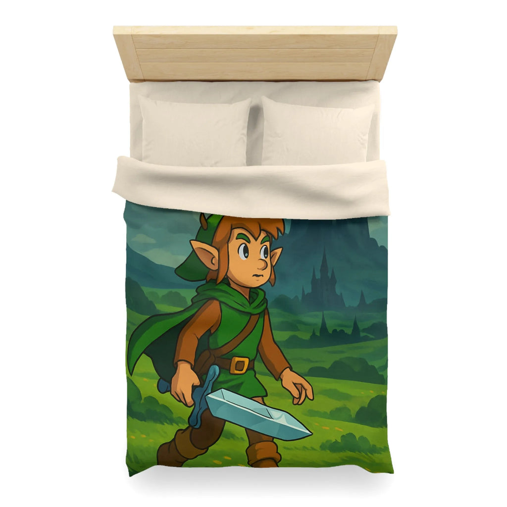 Housse de Couette Microfibre Art Graphique Contemporain Style Décoratif Chambre Tendance