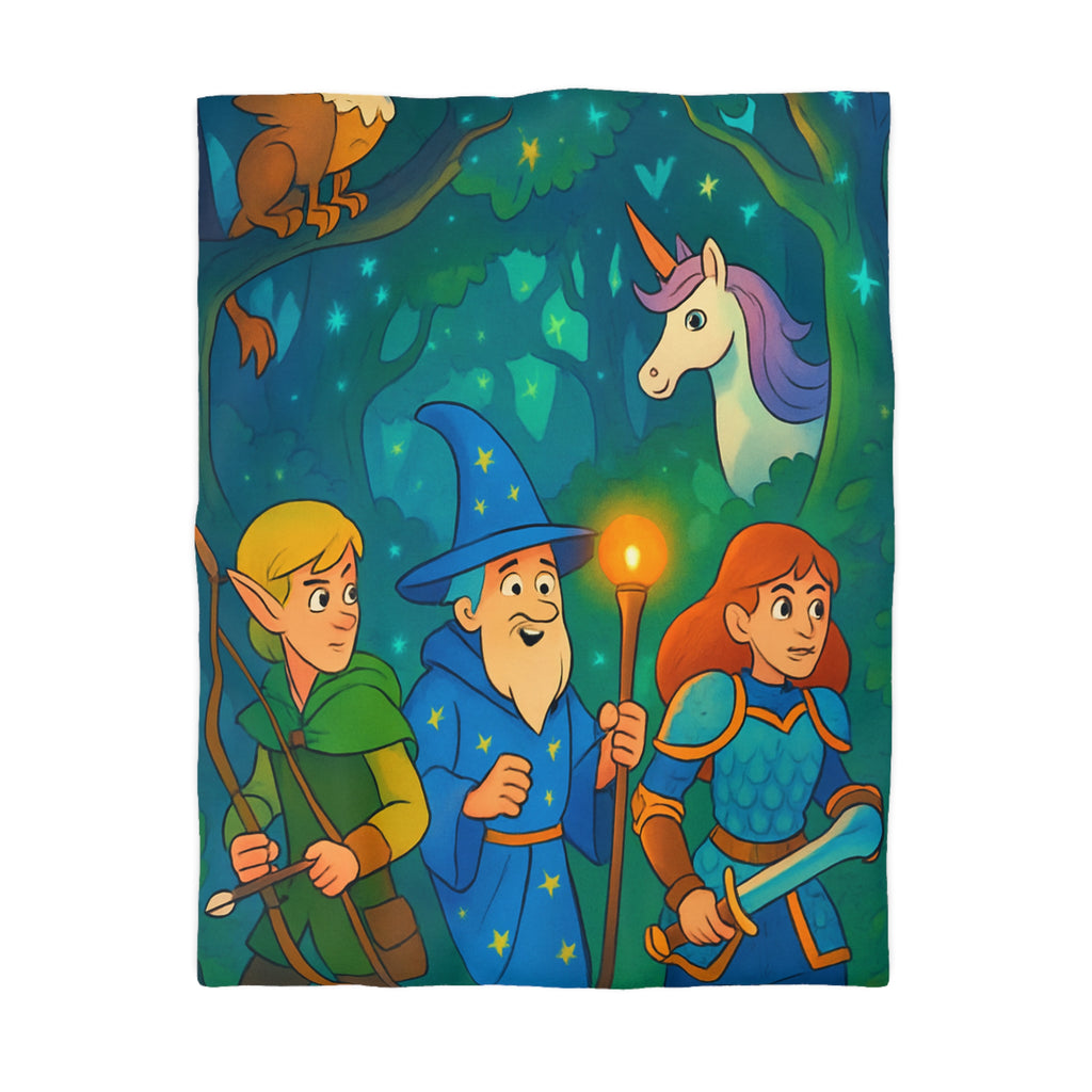 Housse de Couette Microfibre Motif Créatif Original Style Contemporain Chambre Élégante