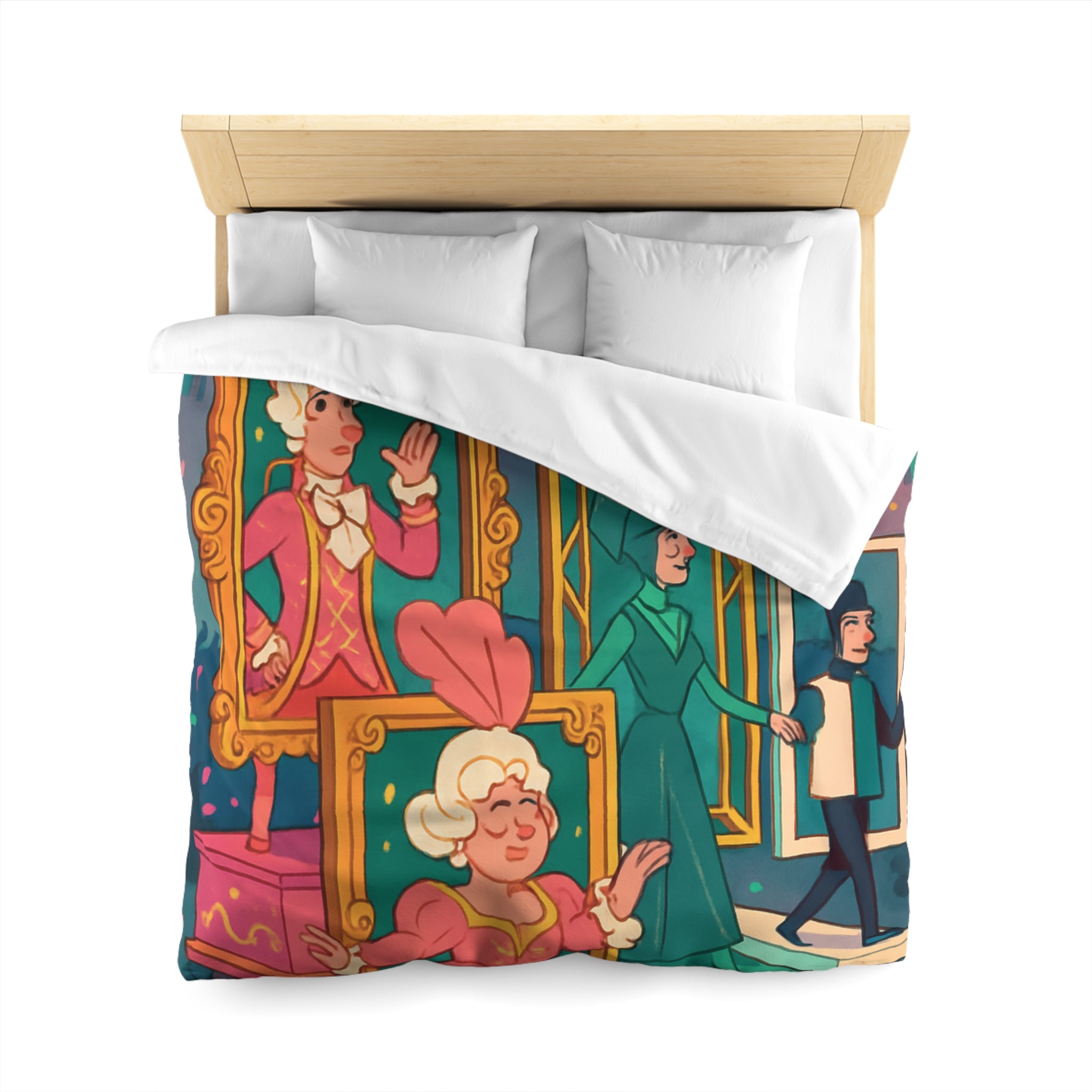Rêveries Festives : Motifs Baroques Animés pour Embellir Votre Chambre à Coucher