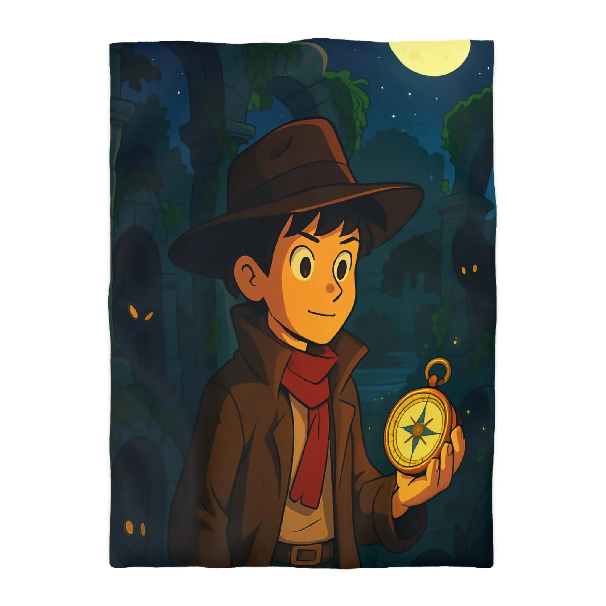 Explorez l'univers enchanteur grâce à cette housse de couette aventure sous la lune