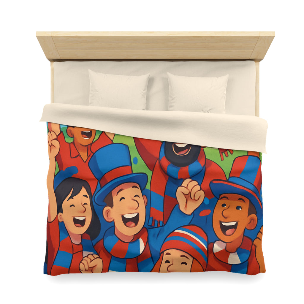 Housse de Couette Microfibre Illustration Unique Design Moderne Décoration Intérieure Raffinée