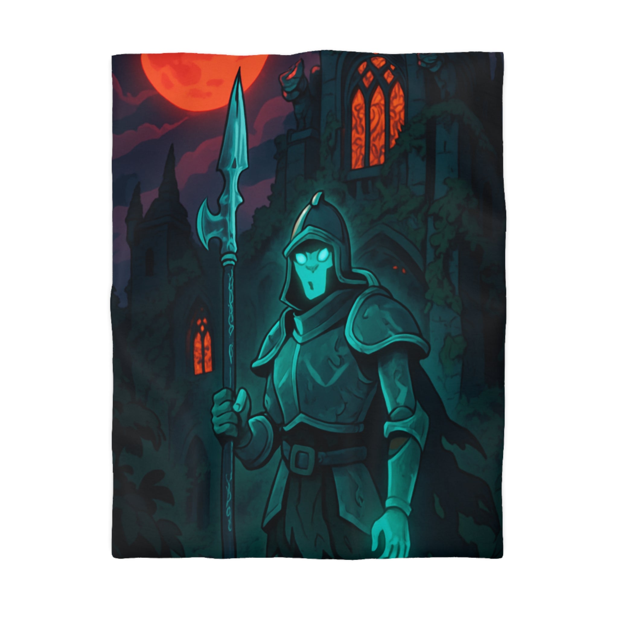 Housse de Couette Microfibre Illustration Unique Design Moderne Décoration Intérieure Raffinée