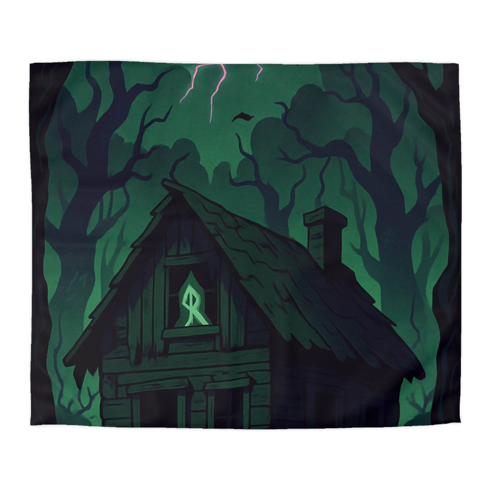 Housse de Couette Microfibre Design Artistique Moderne Décoration Chambre Confort Premium