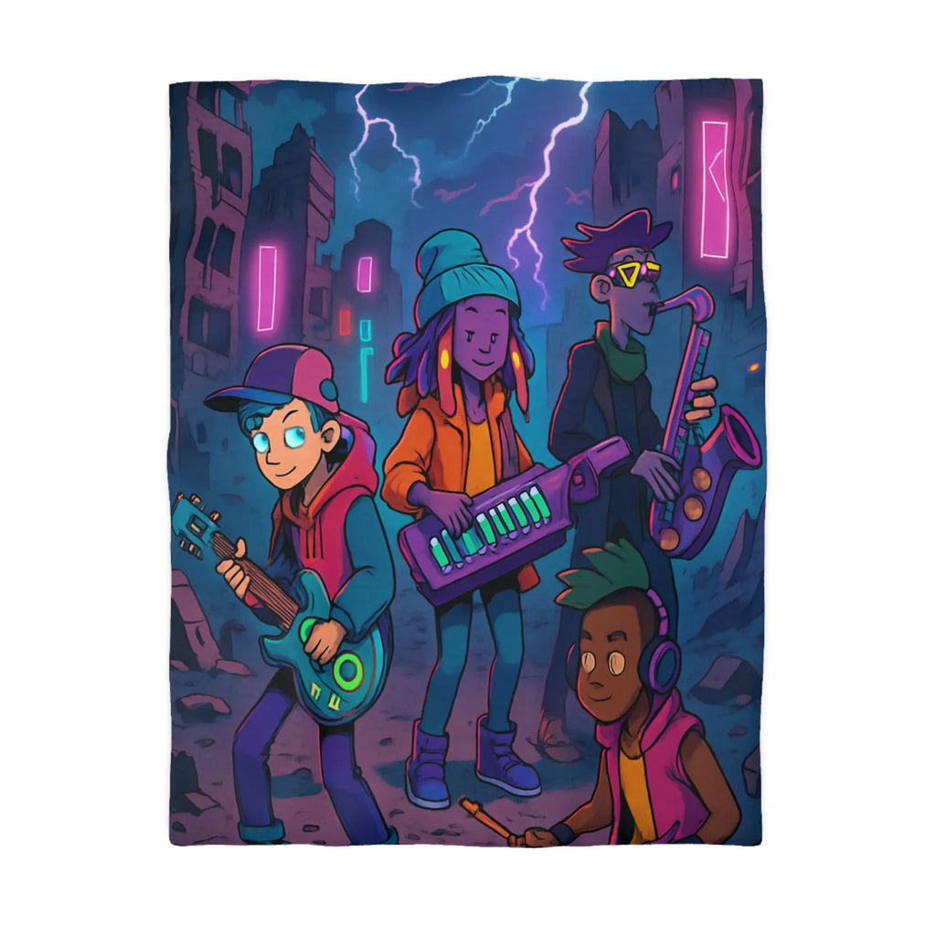 Housse de Couette Microfibre Création Artistique Moderne Design Exclusif Décoration Chambre