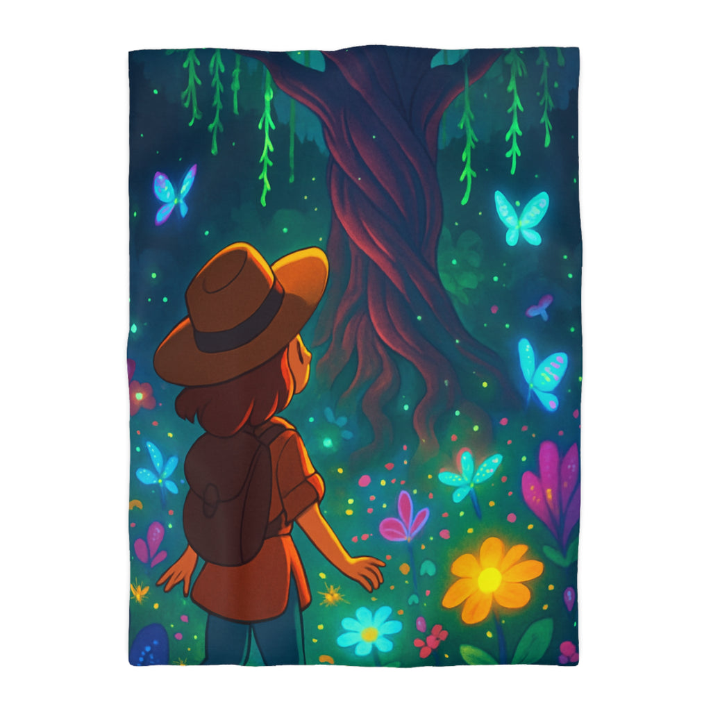 Housse de Couette Microfibre Illustration Unique Design Moderne Décoration Intérieure Raffinée