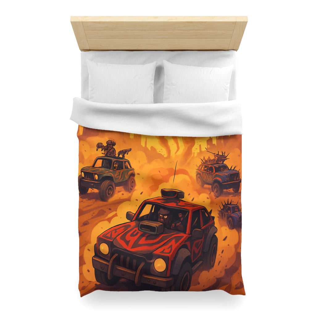 Housse de Couette Microfibre Design Artistique Moderne Décoration Chambre Confort Premium