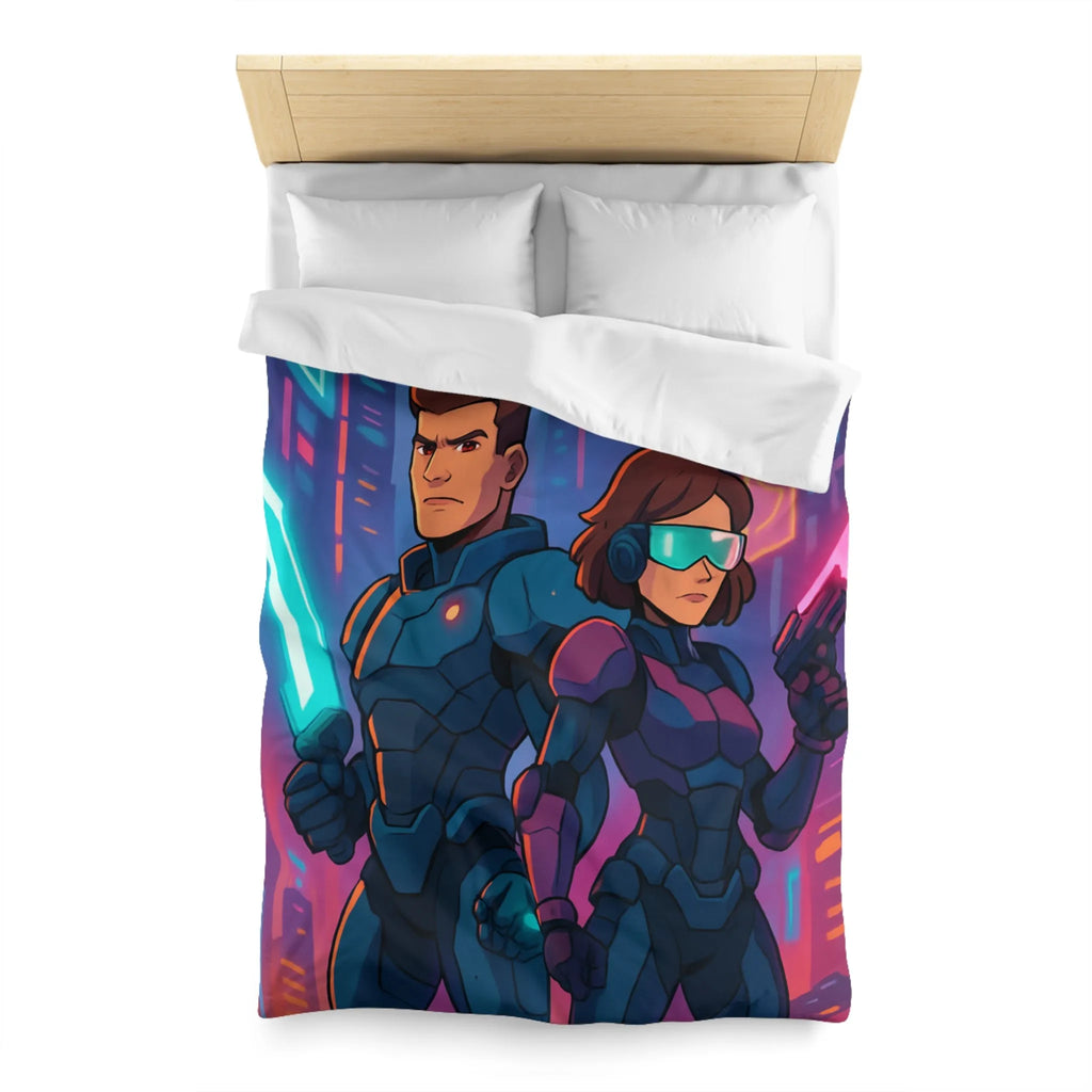 Housse de Couette Microfibre Création Artistique Moderne Design Exclusif Décoration Chambre