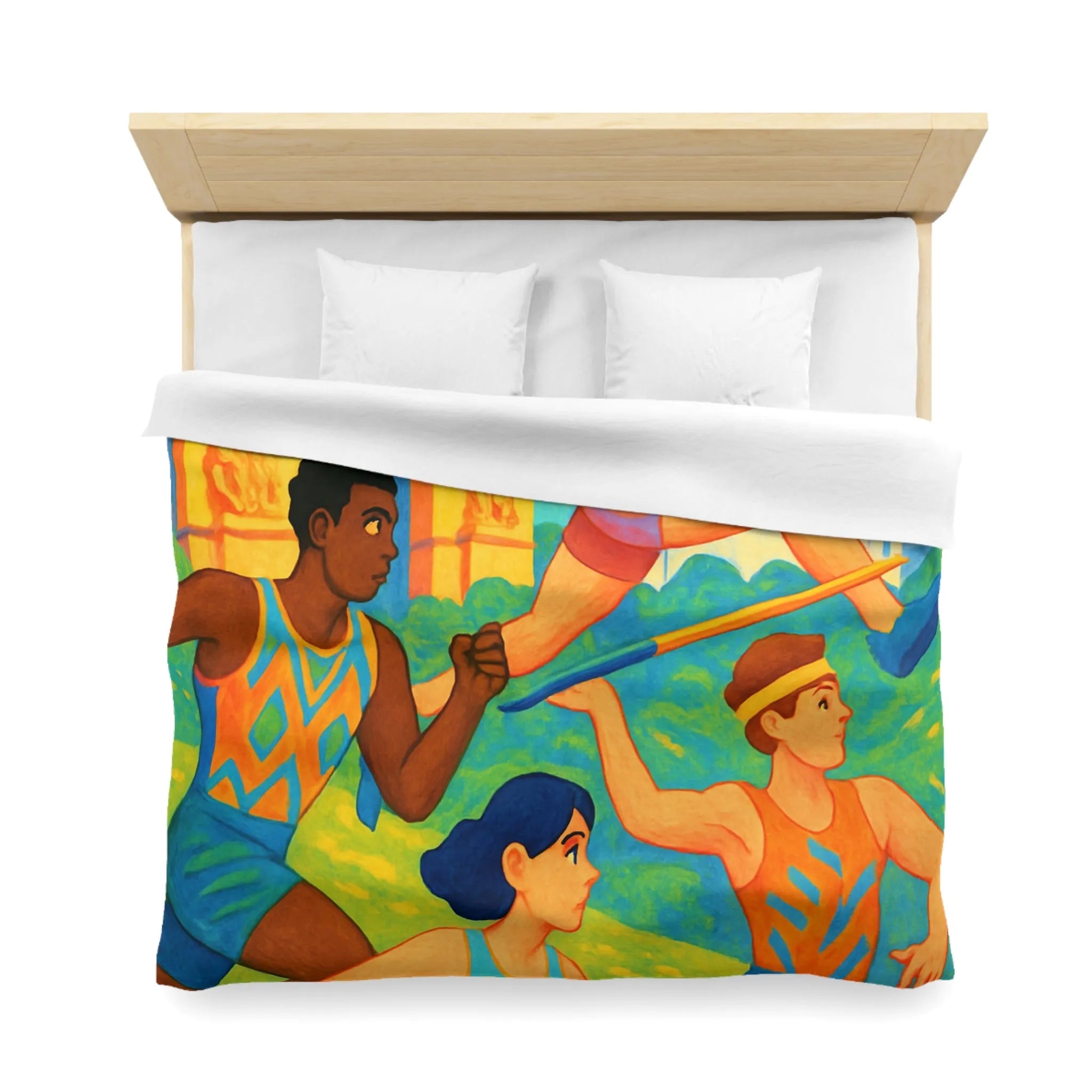 Housse de Couette Microfibre Création Artistique Moderne Design Exclusif Décoration Chambre