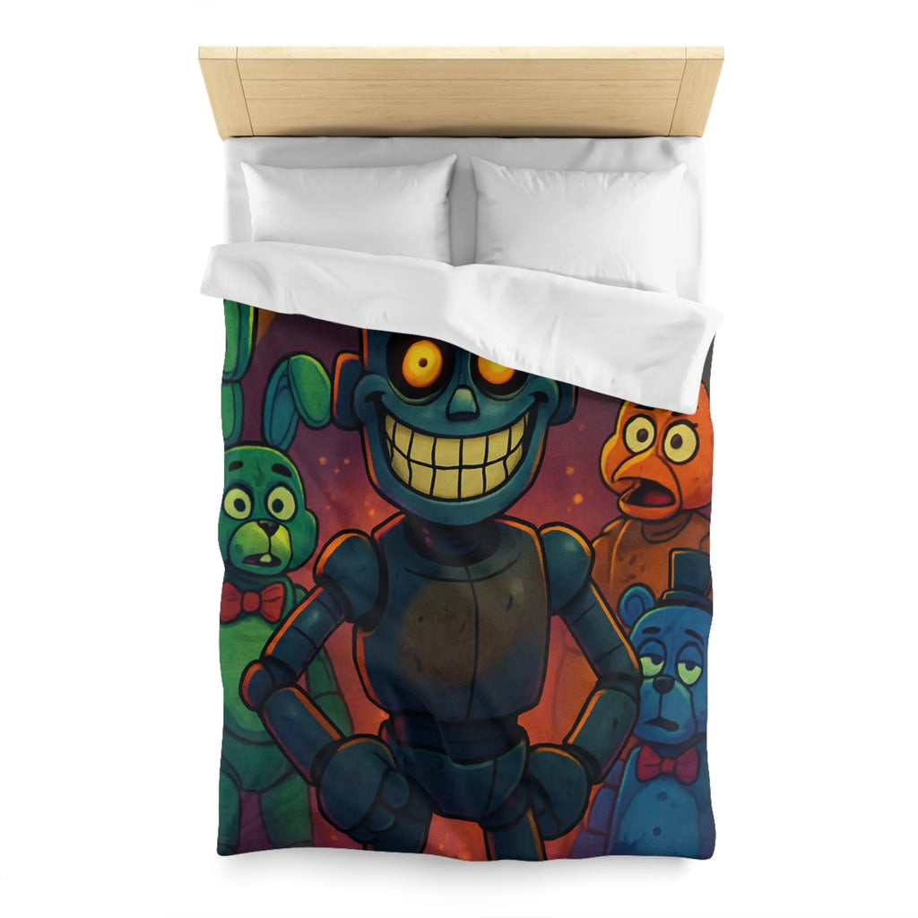 Housse de Couette Microfibre Art Graphique Contemporain Style Décoratif Chambre Tendance