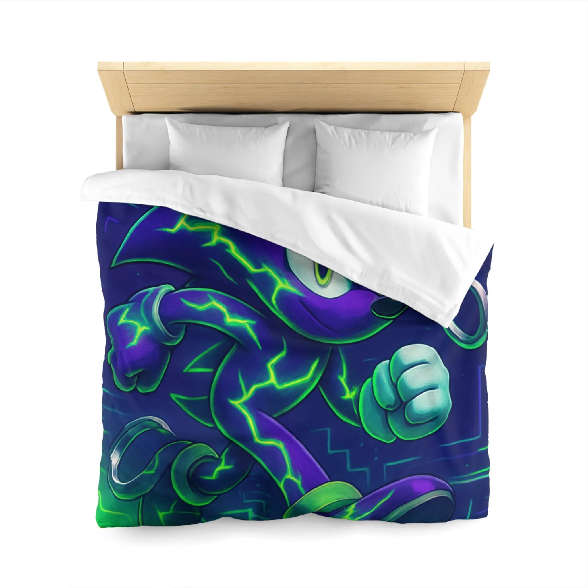 Housse de Couette Microfibre Art Graphique Contemporain Style Décoratif Chambre Tendance