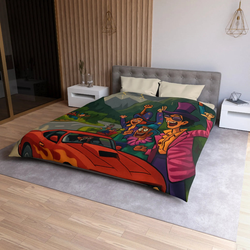 Housse de Couette Microfibre Création Artistique Moderne Design Exclusif Décoration Chambre