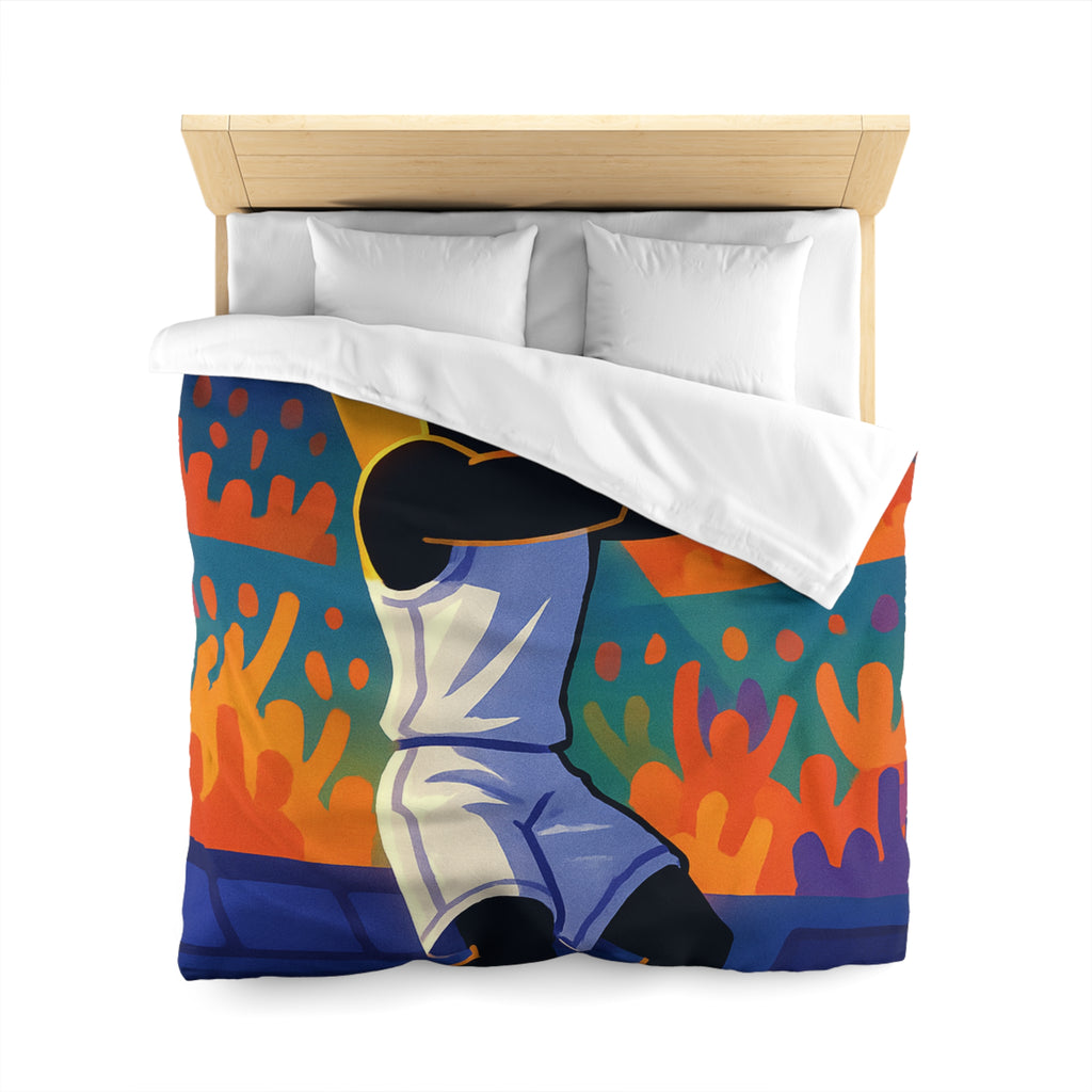 Housse de Couette Microfibre Illustration Unique Design Moderne Décoration Intérieure Raffinée