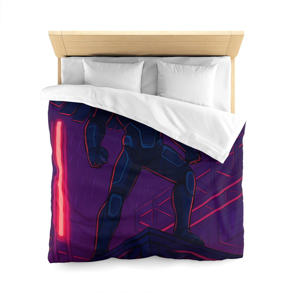 Housse de Couette Microfibre Design Artistique Moderne Décoration Chambre Confort Premium