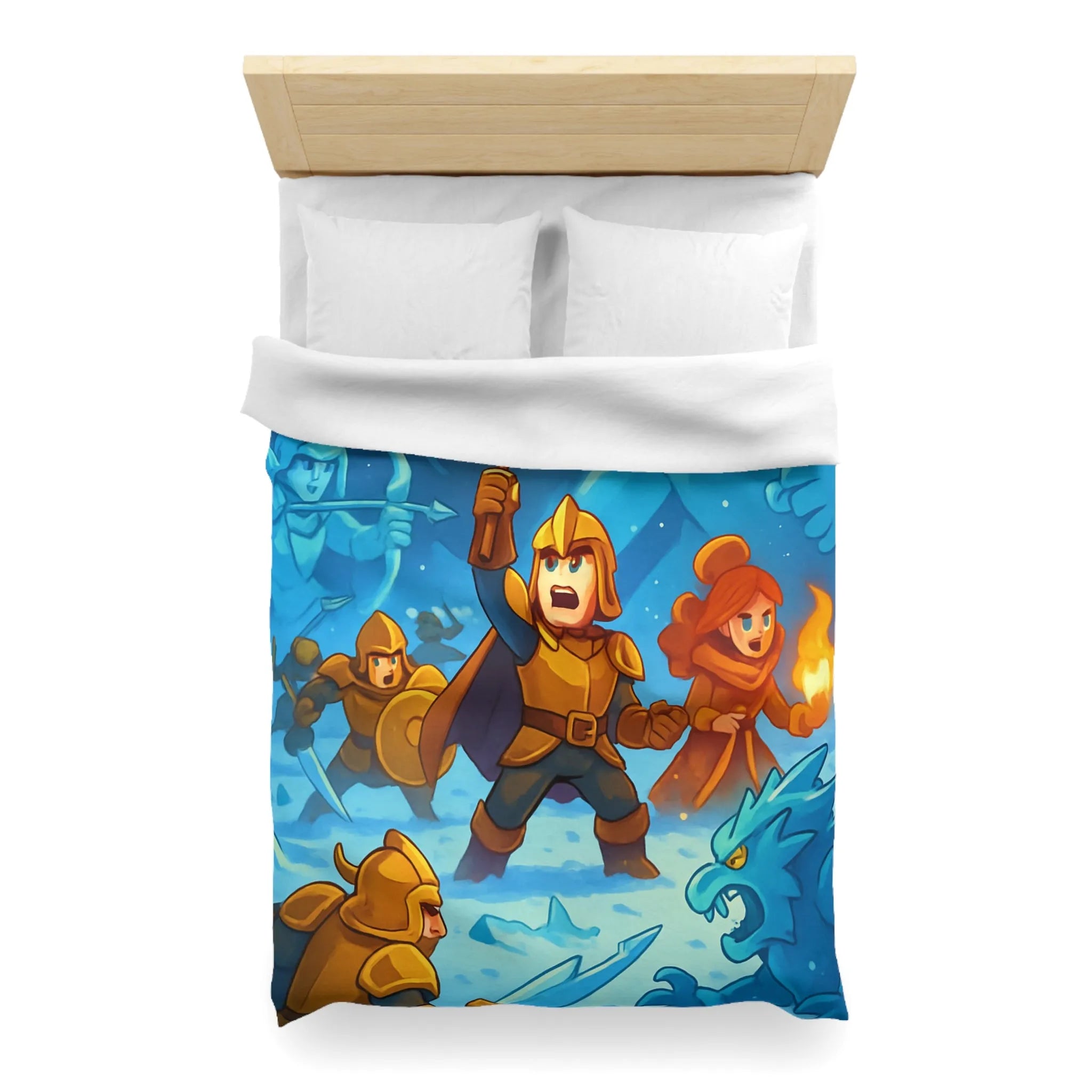 Housse de Couette Microfibre Art Graphique Contemporain Style Décoratif Chambre Tendance