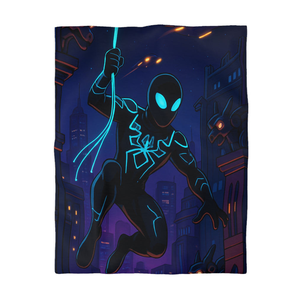 Housse de Couette Microfibre Illustration Unique Design Moderne Décoration Intérieure Raffinée