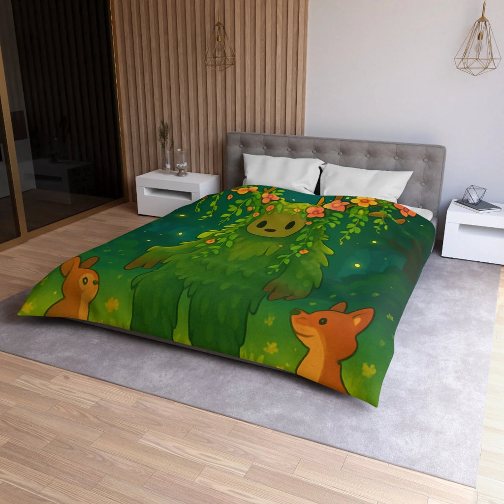 Housse de Couette Microfibre Art Graphique Contemporain Style Décoratif Chambre Tendance