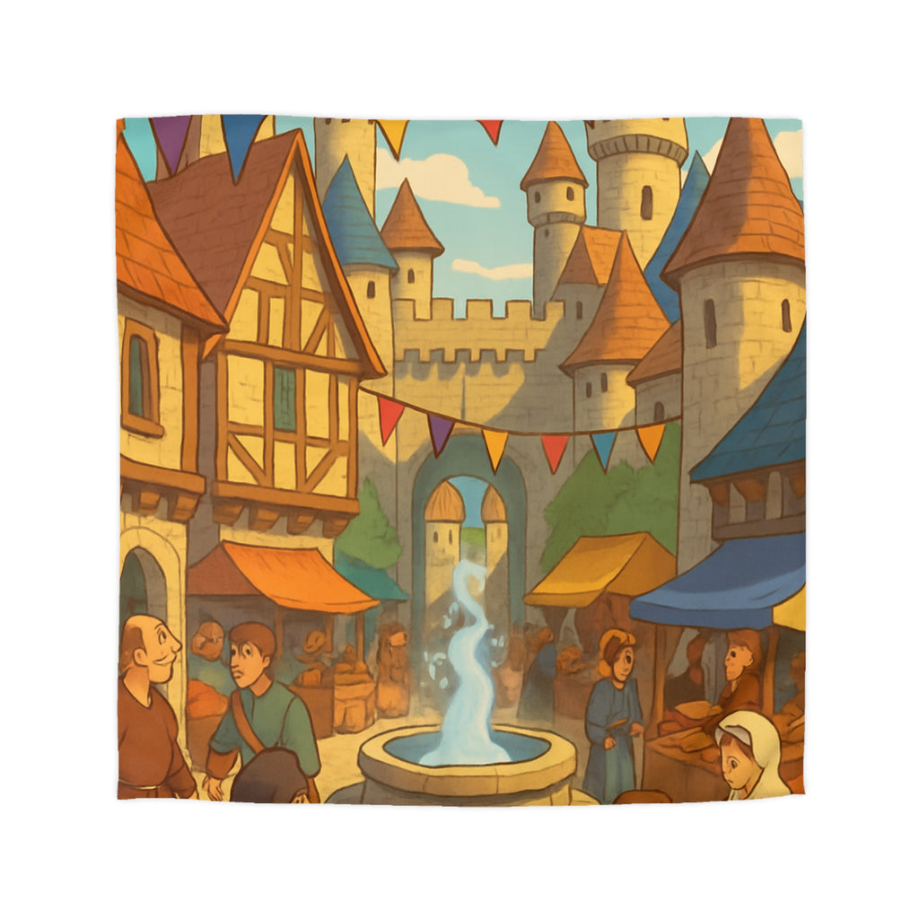 Housse de Couette Microfibre Design Artistique Moderne Décoration Chambre Confort Premium