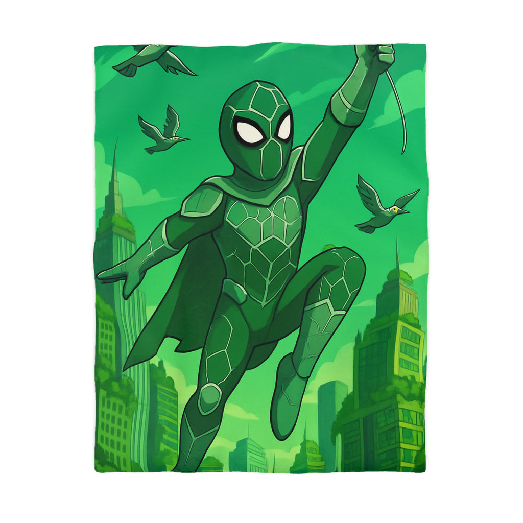 Housse de Couette Microfibre Motif Créatif Original Style Contemporain Chambre Élégante