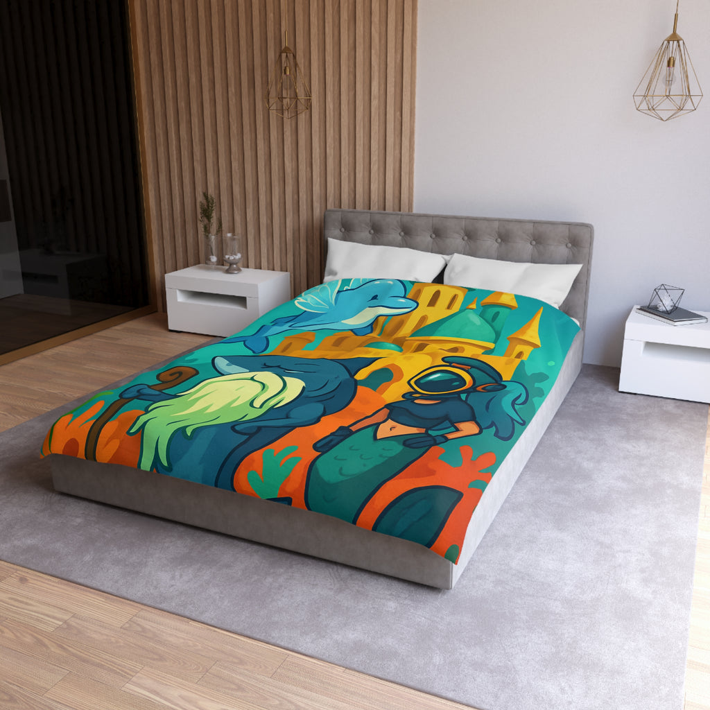 Housse de Couette Microfibre Création Artistique Moderne Design Exclusif Décoration Chambre