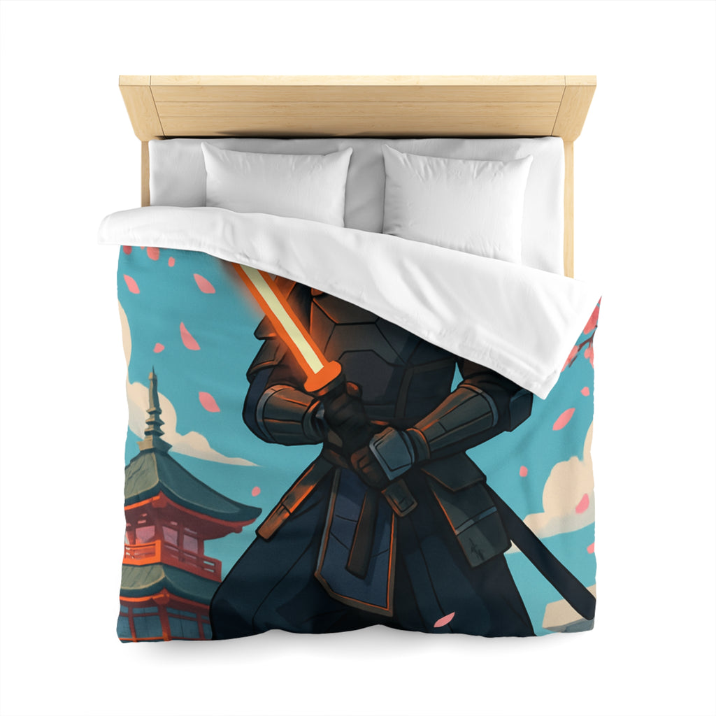 Housse de Couette Microfibre Illustration Unique Design Moderne Décoration Intérieure Raffinée