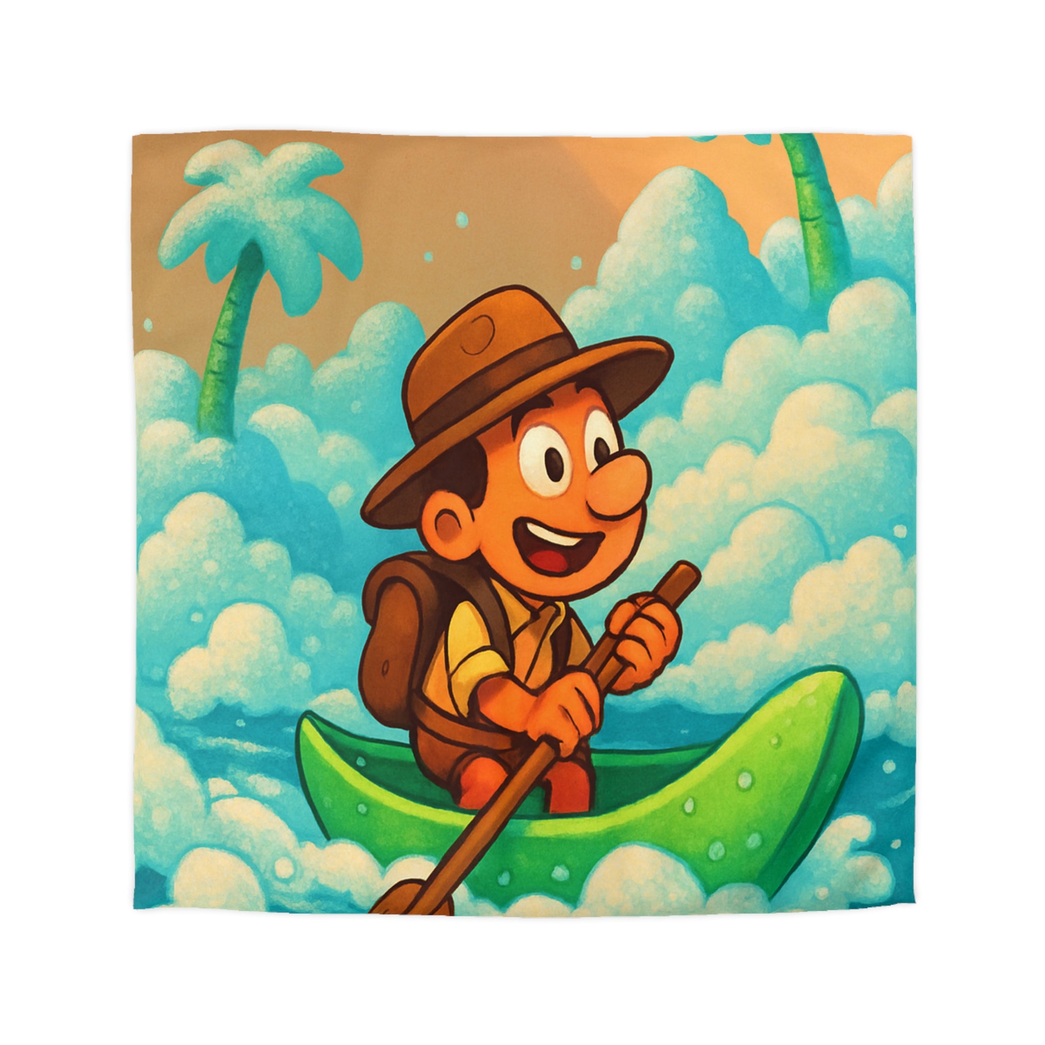 Housse de Couette Microfibre Motif Créatif Original Style Contemporain Chambre Élégante