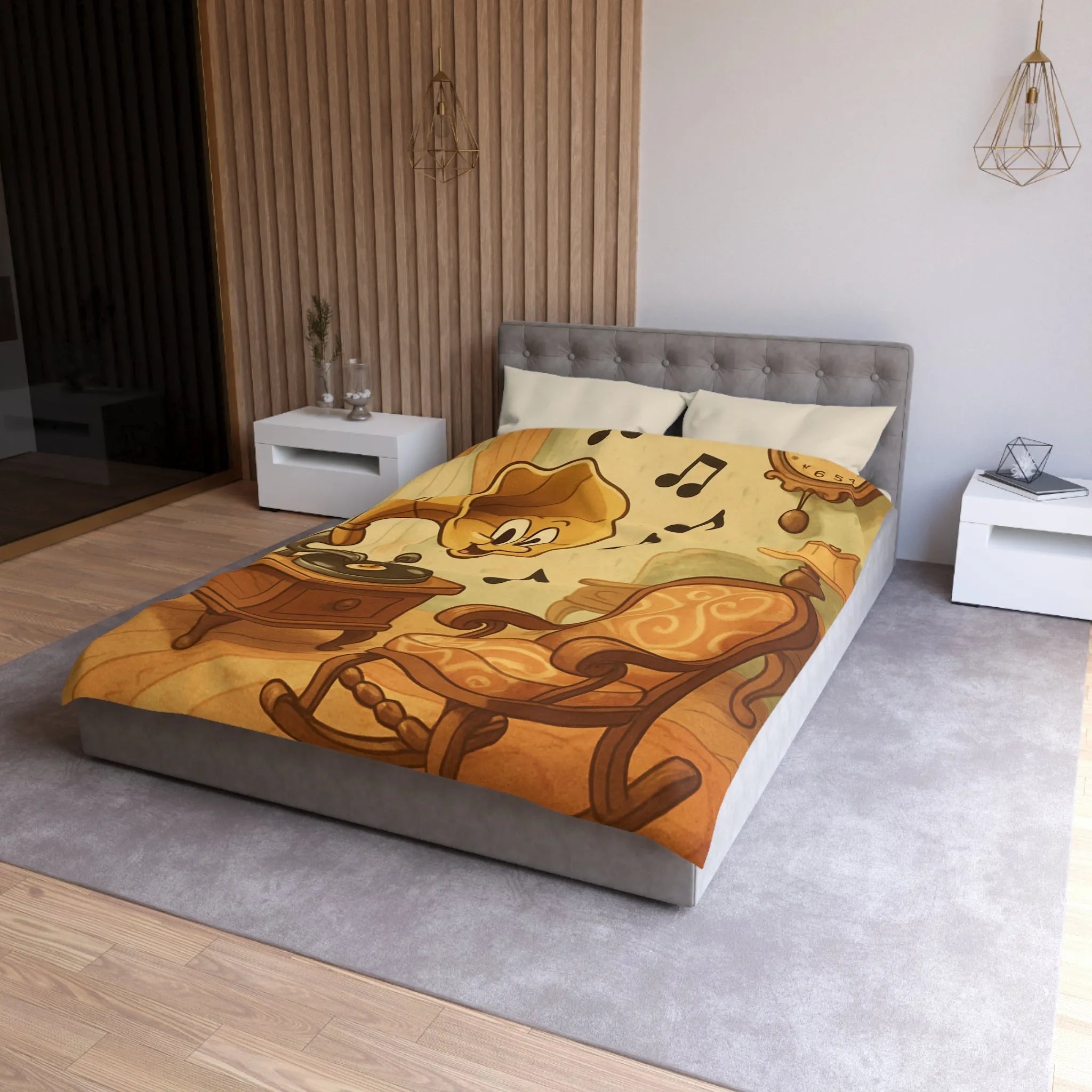 Housse de Couette Microfibre Création Artistique Moderne Design Exclusif Décoration Chambre