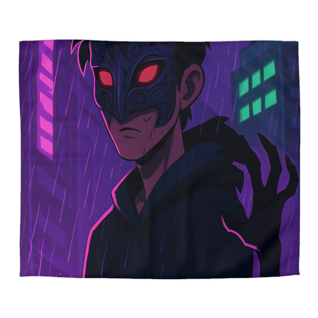 Housse de Couette Microfibre Design Artistique Moderne Décoration Chambre Confort Premium