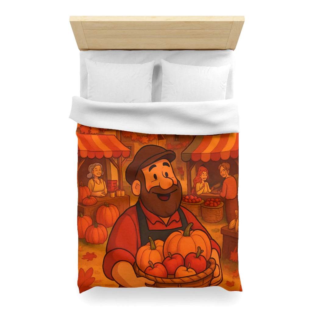 Housse de Couette Microfibre Art Graphique Contemporain Style Décoratif Chambre Tendance