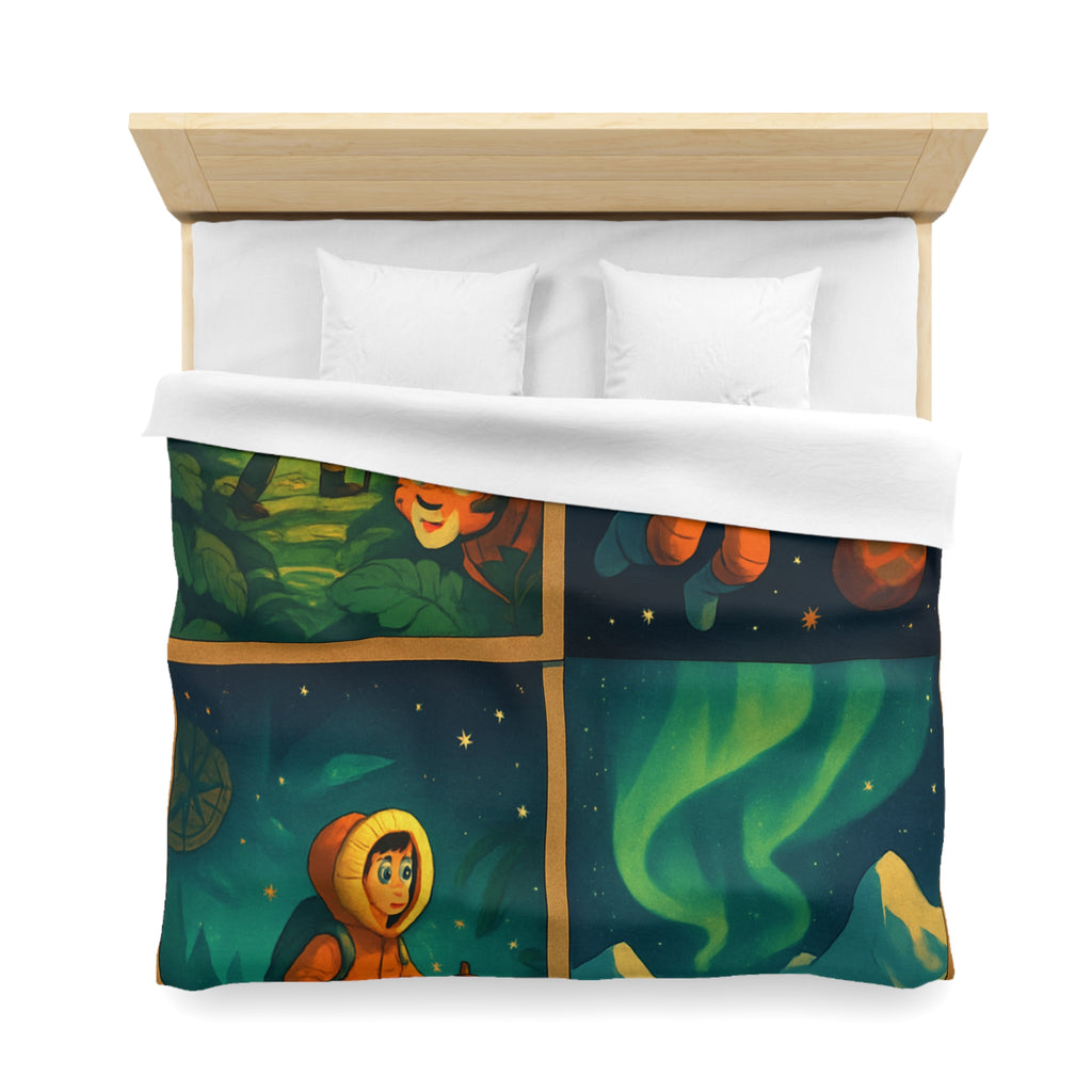 Housse de Couette Microfibre Création Artistique Moderne Design Exclusif Décoration Chambre