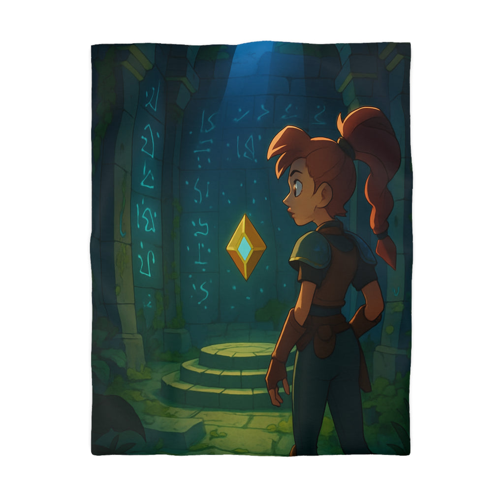 Housse de Couette Microfibre Design Artistique Moderne Décoration Chambre Confort Premium