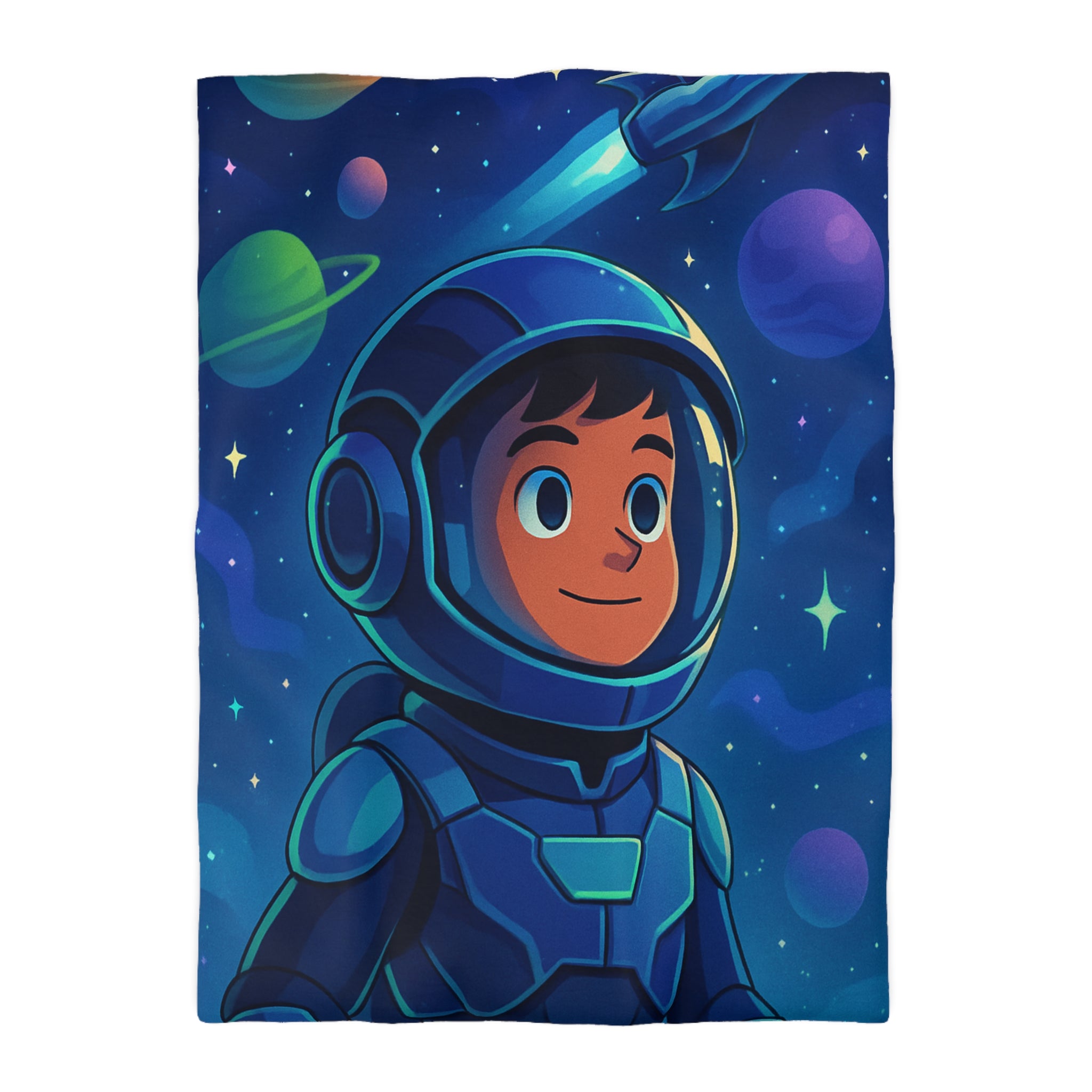 Housse de Couette Microfibre Illustration Unique Design Moderne Décoration Intérieure Raffinée