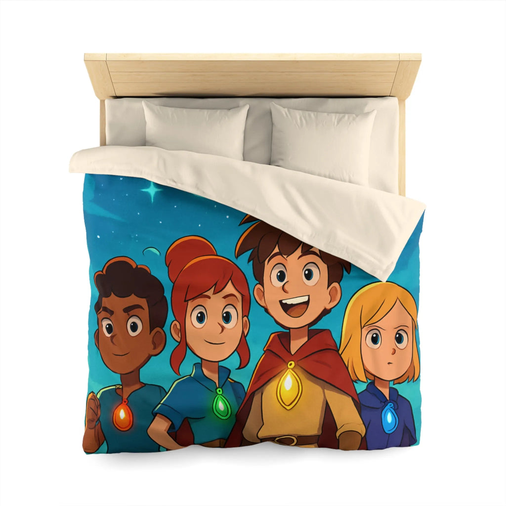 Housse de Couette Microfibre Création Artistique Moderne Design Exclusif Décoration Chambre