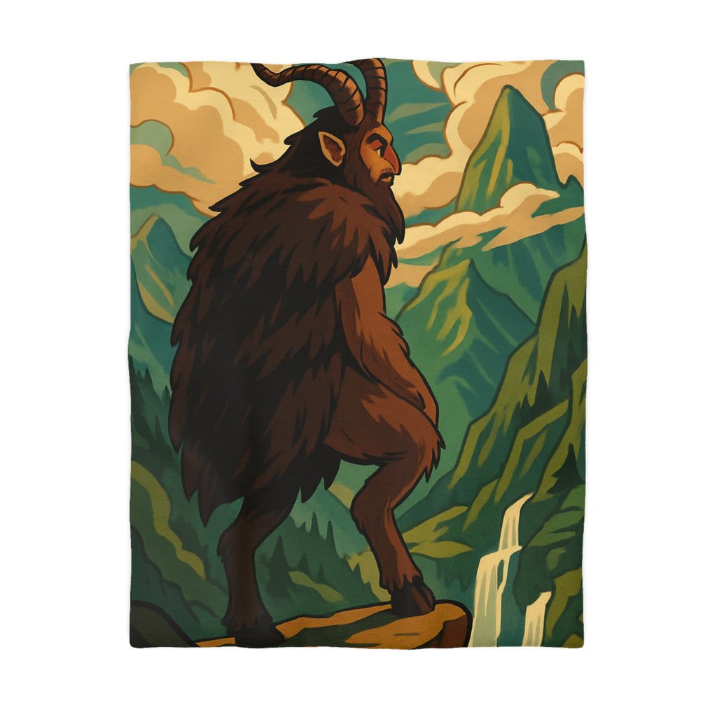 Housse de Couette Microfibre Design Artistique Moderne Décoration Chambre Confort Premium