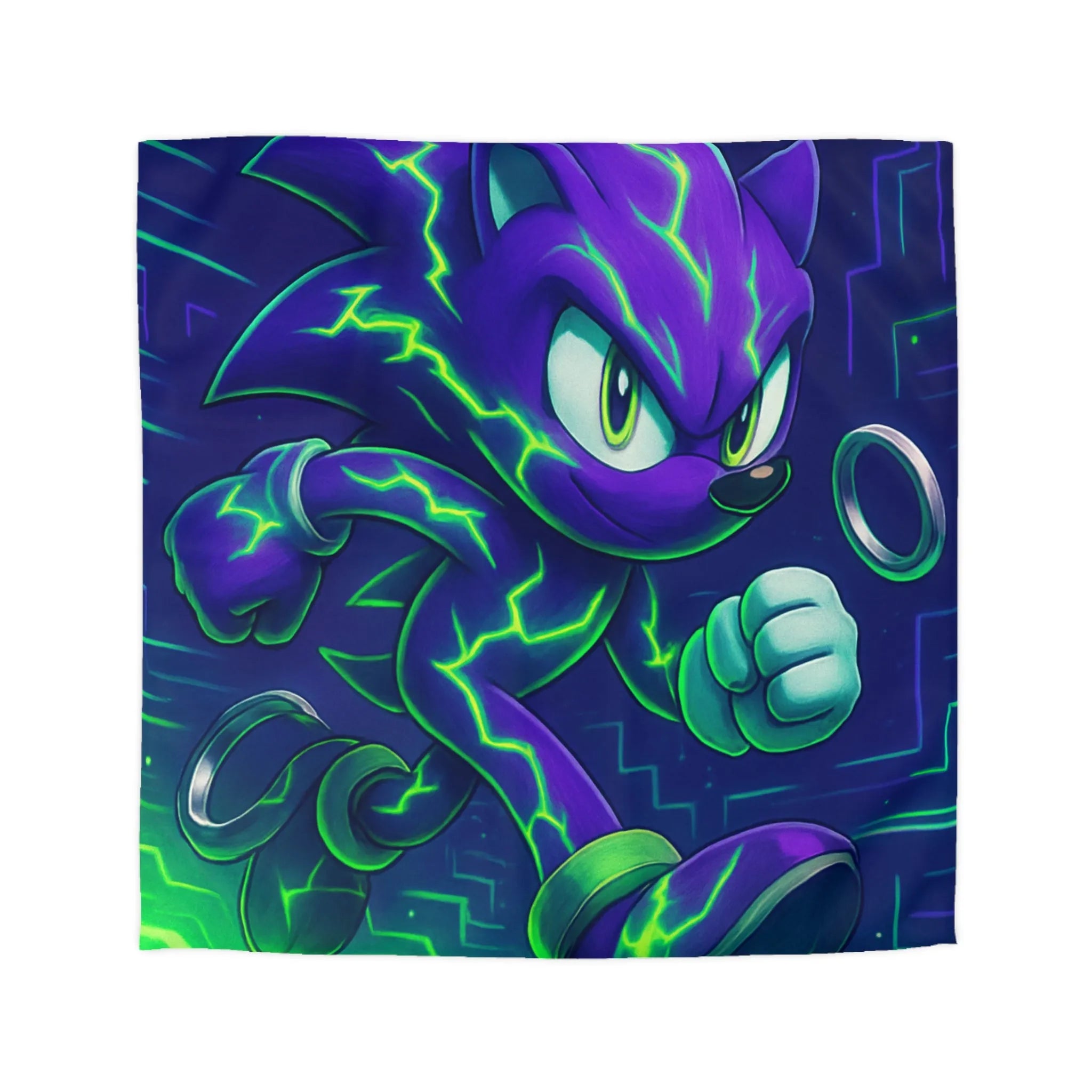 Housse de Couette Microfibre Art Graphique Contemporain Style Décoratif Chambre Tendance