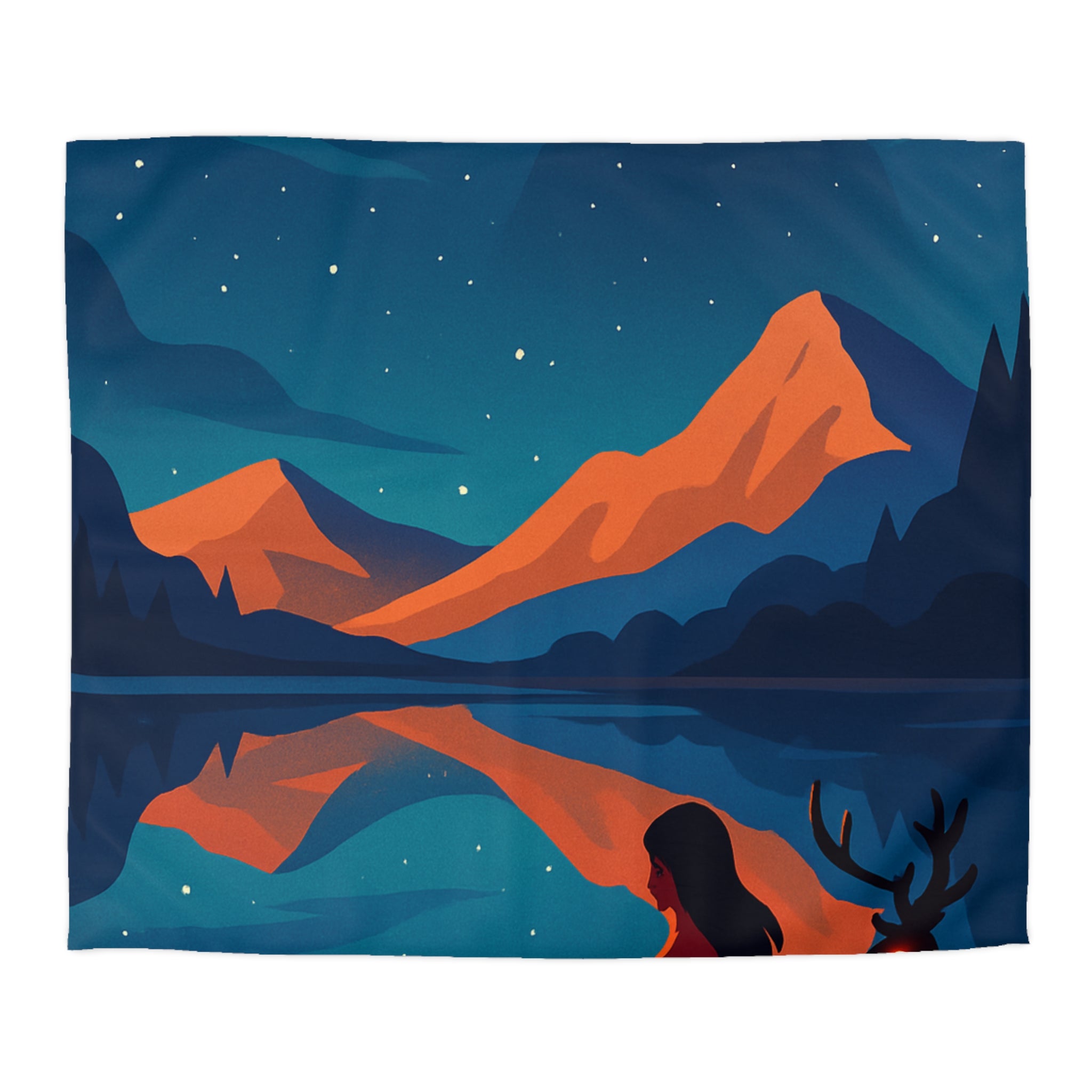 Housse de Couette Microfibre Création Artistique Moderne Design Exclusif Décoration Chambre