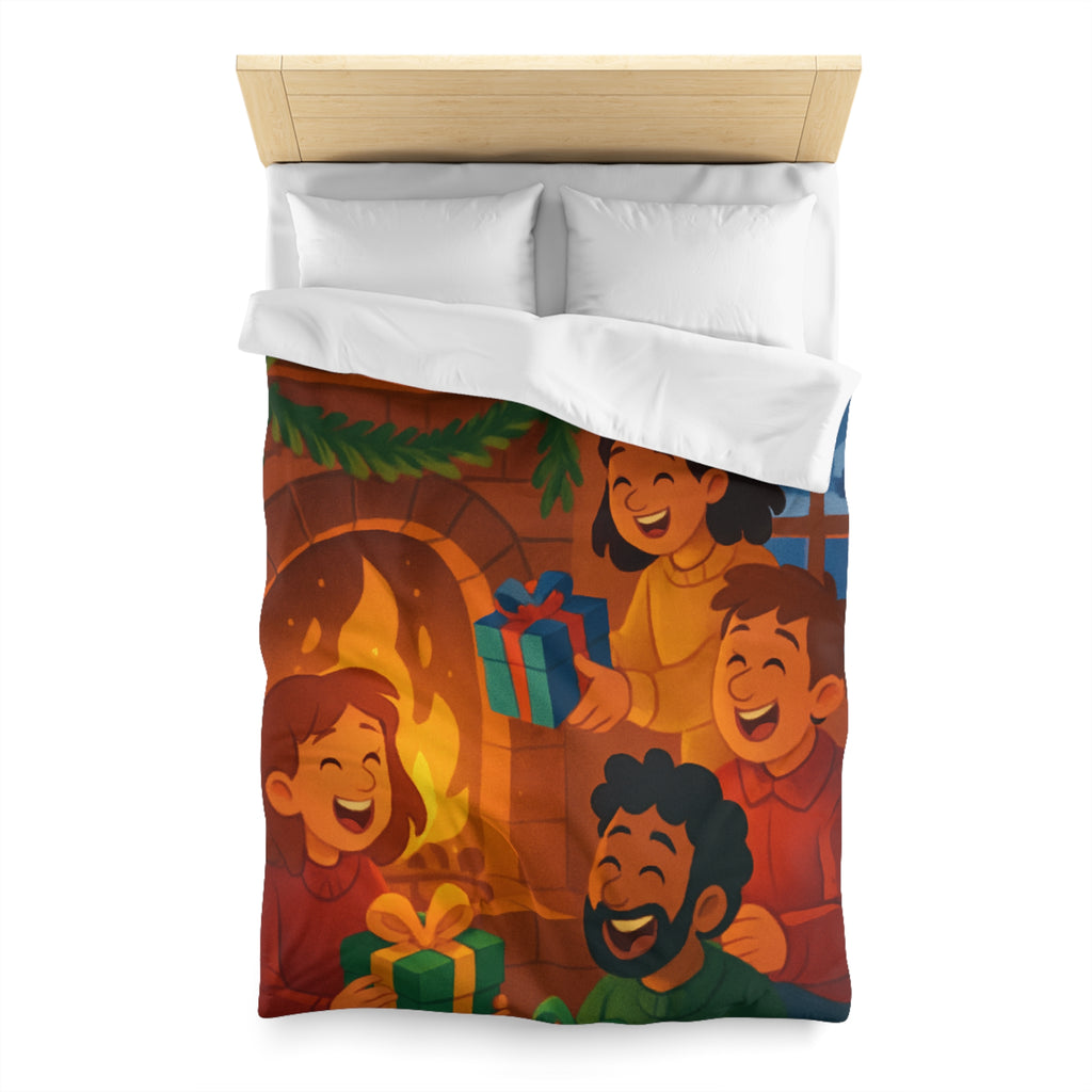 Housse de Couette Microfibre Motif Créatif Original Style Contemporain Chambre Élégante