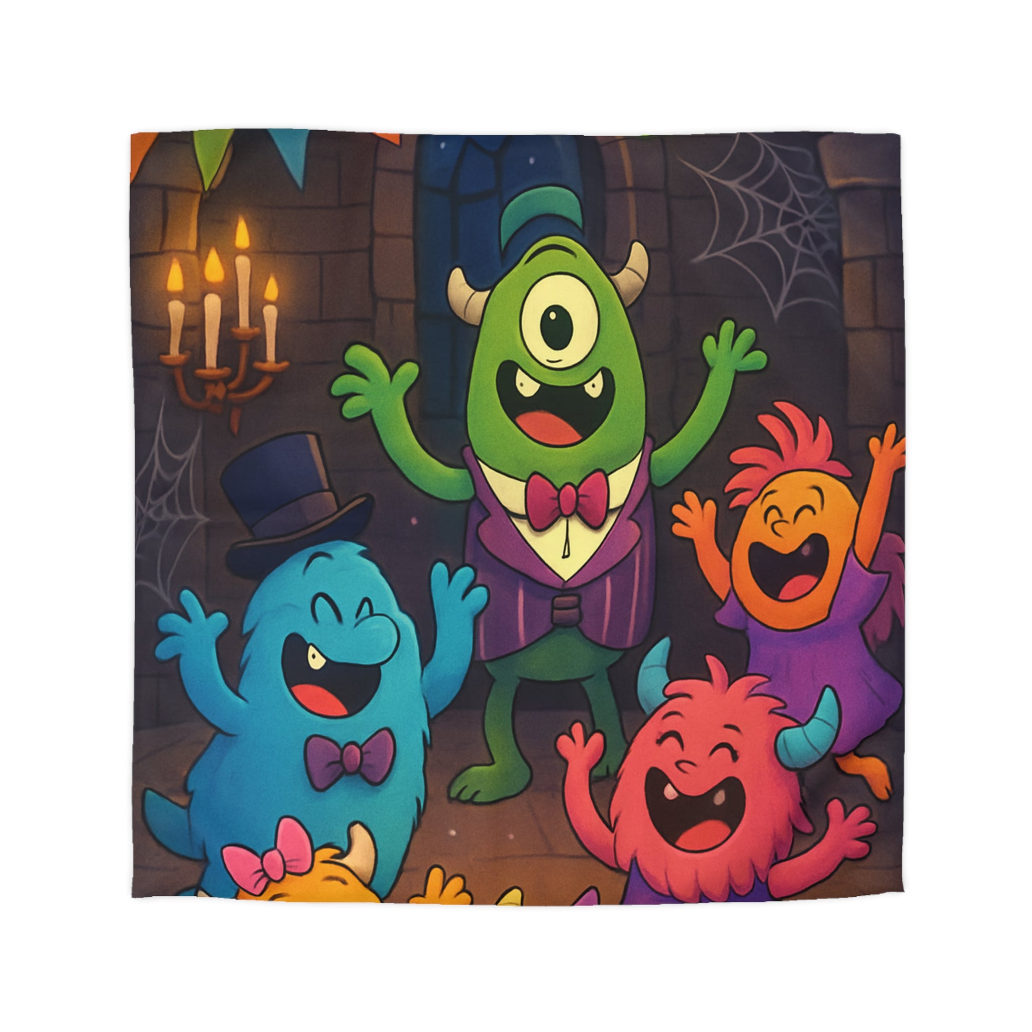 Housse de Couette Microfibre Design Artistique Moderne Décoration Chambre Confort Premium