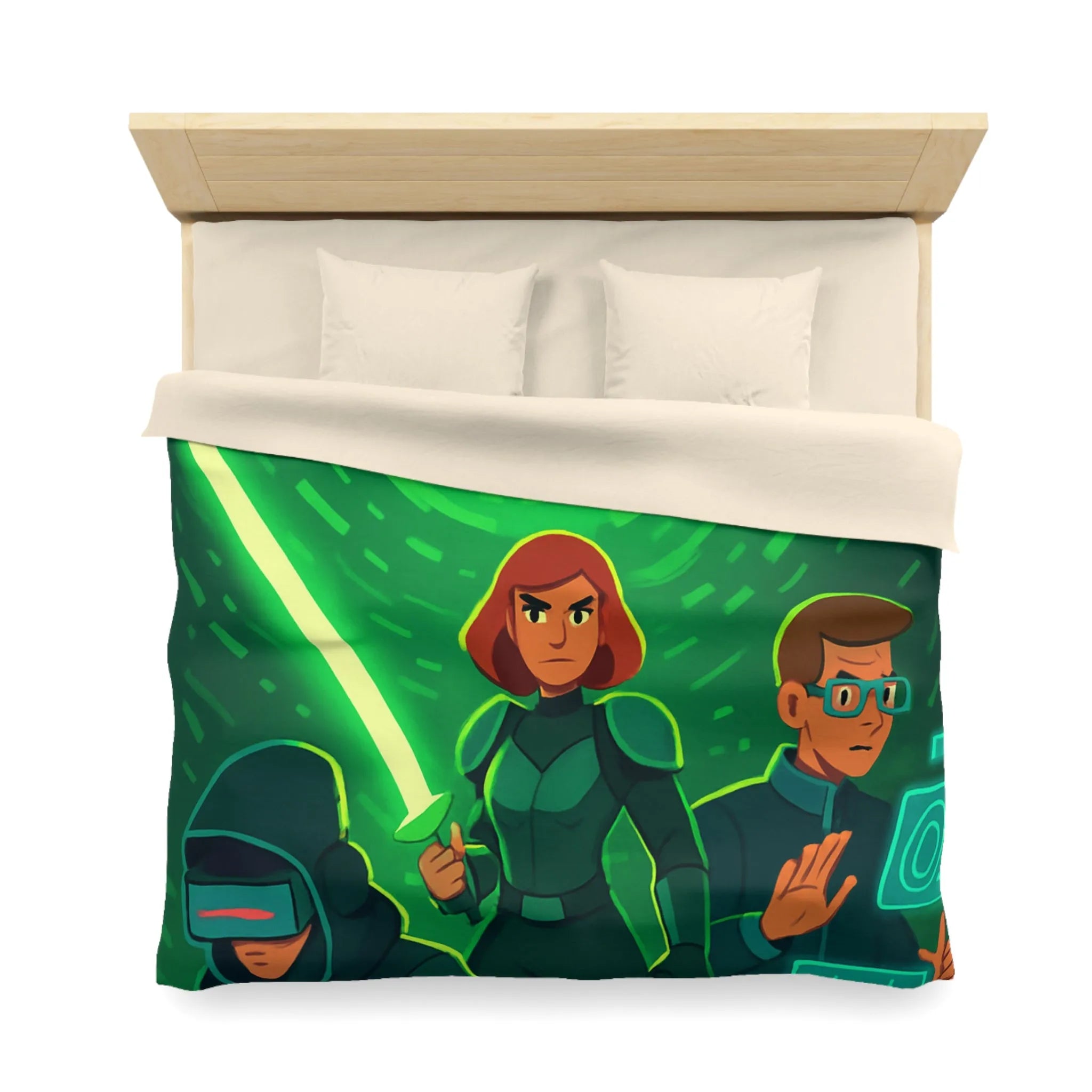 Housse de Couette Microfibre Création Artistique Moderne Design Exclusif Décoration Chambre