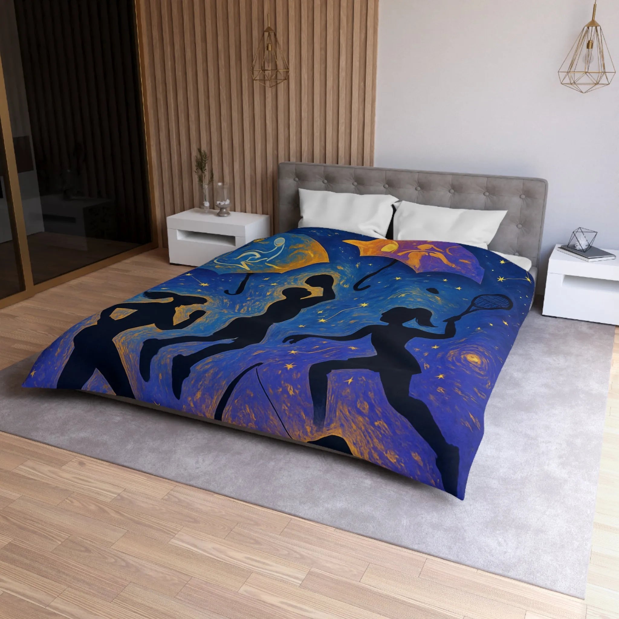 Housse de Couette Microfibre Création Artistique Moderne Design Exclusif Décoration Chambre