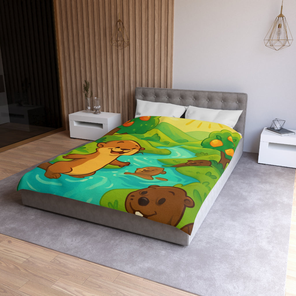 Housse de Couette Microfibre Création Artistique Moderne Design Exclusif Décoration Chambre