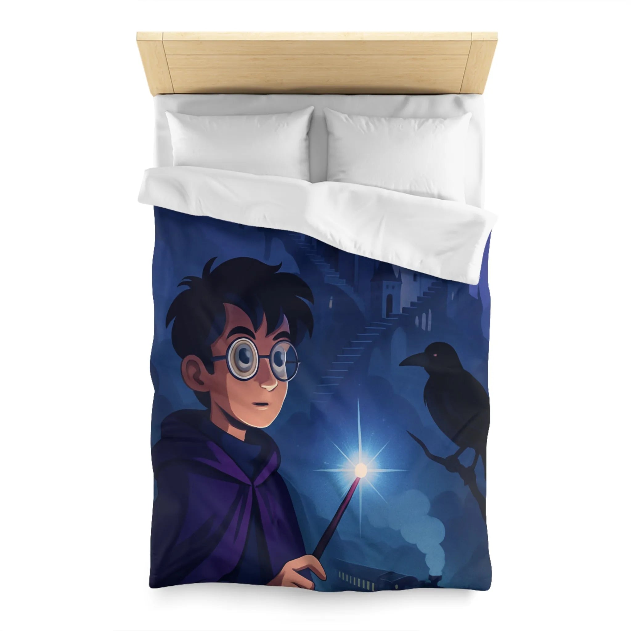 Housse de Couette Microfibre Art Graphique Contemporain Style Décoratif Chambre Tendance