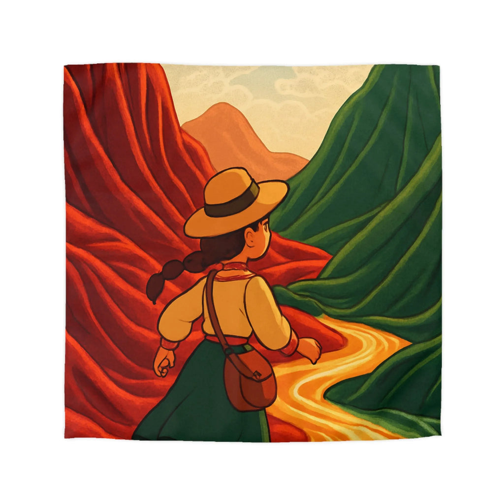 Housse de Couette Microfibre Art Graphique Contemporain Style Décoratif Chambre Tendance