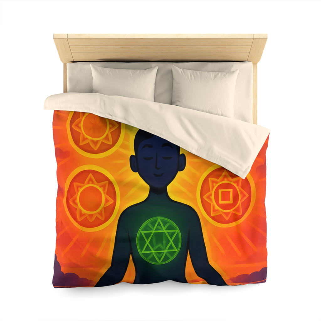 Housse de Couette Microfibre Design Artistique Moderne Décoration Chambre Confort Premium