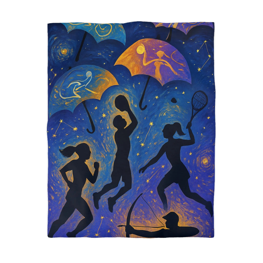 Housse de Couette Microfibre Création Artistique Moderne Design Exclusif Décoration Chambre