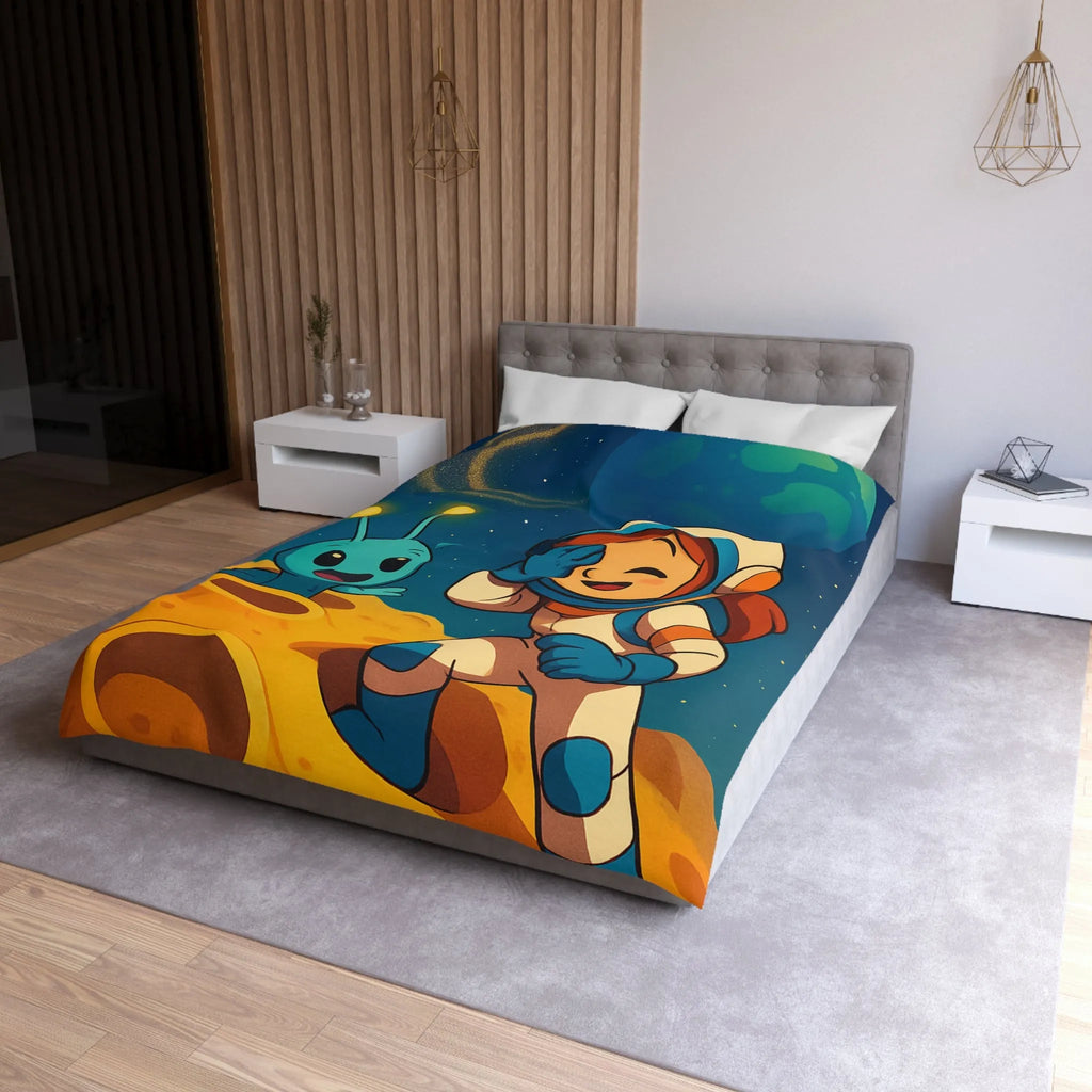 Housse de Couette Microfibre Création Artistique Moderne Design Exclusif Décoration Chambre