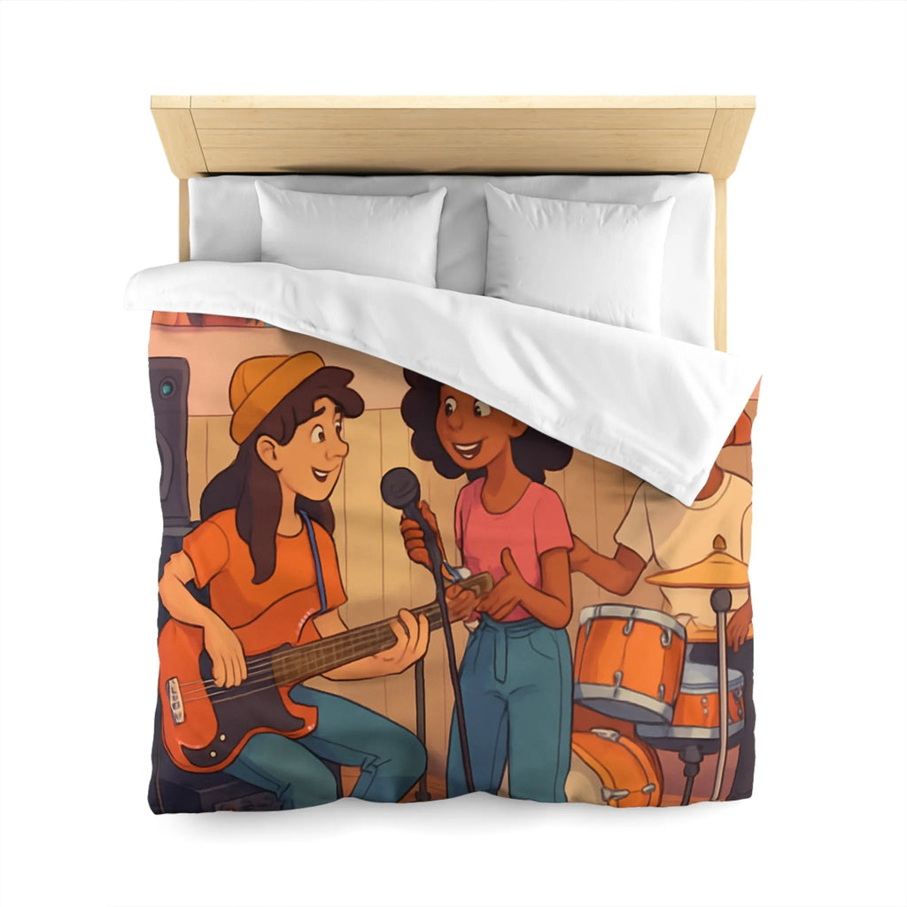 Housse de Couette Microfibre Création Artistique Moderne Design Exclusif Décoration Chambre