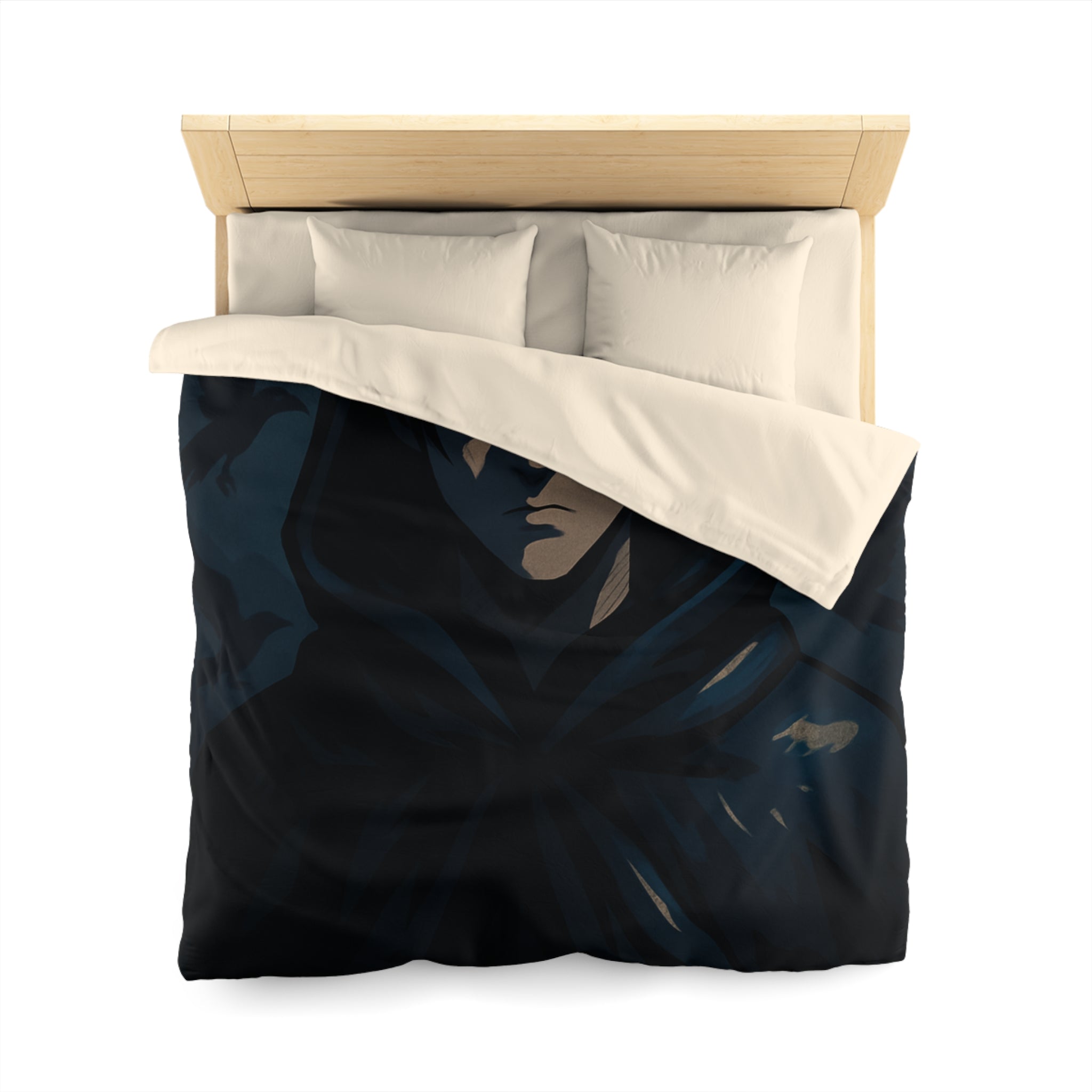 Housse de Couette Microfibre Design Artistique Moderne Décoration Chambre Confort Premium